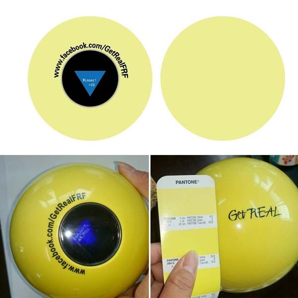12 cm custom magic 8 ball virtual proof