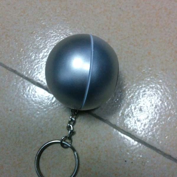 Custom Magic 8 Ball Keychain With Metallic Color