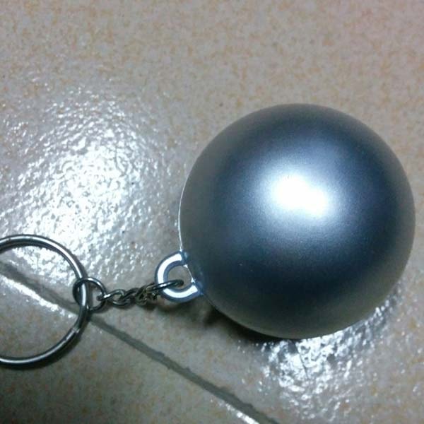 Custom Magic 8 Ball Keychain With Metallic Color