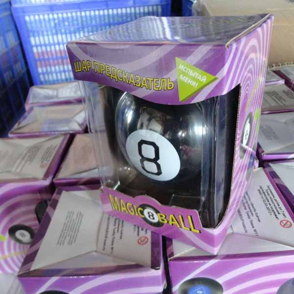 Custom Magic Eight Ball Packaging With Plastic Windows