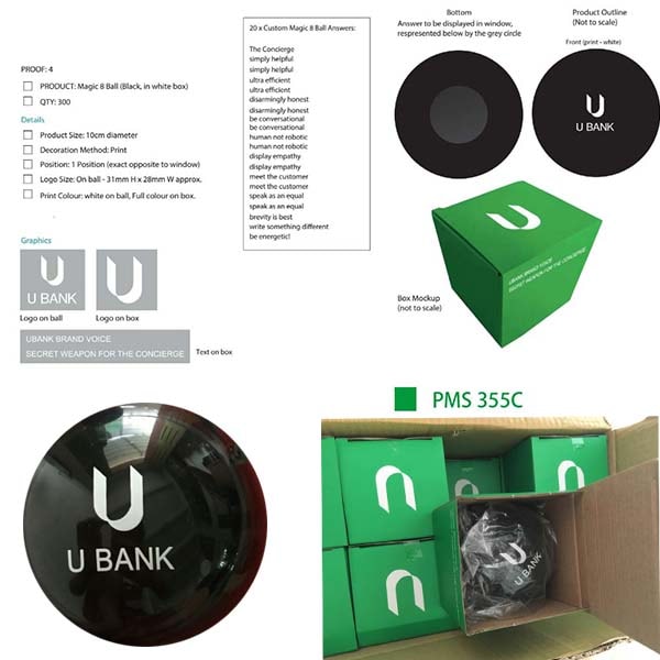 Custom Magic 8 Ball Mock Up For U Bank